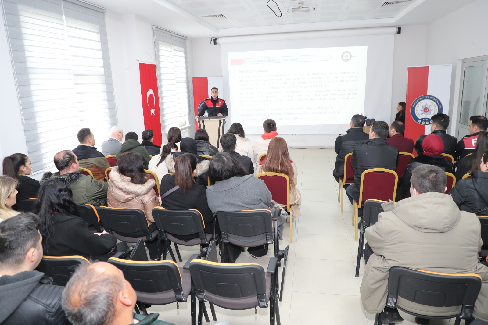 Özel Güvenlik Görevlilerine Eğitim Verildi